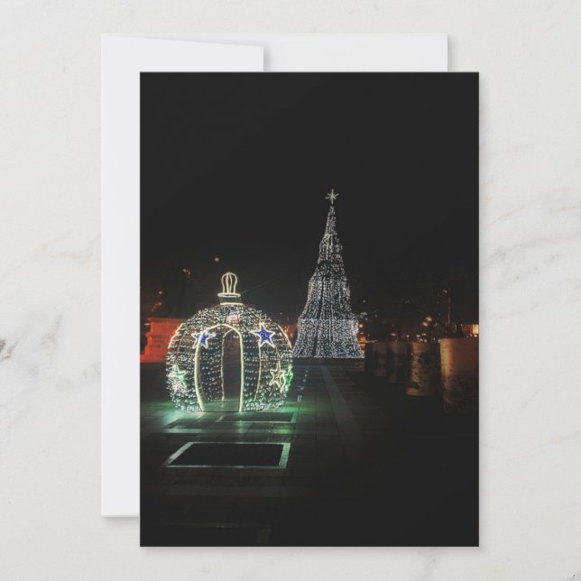 Glada helger julkort (Framsida)