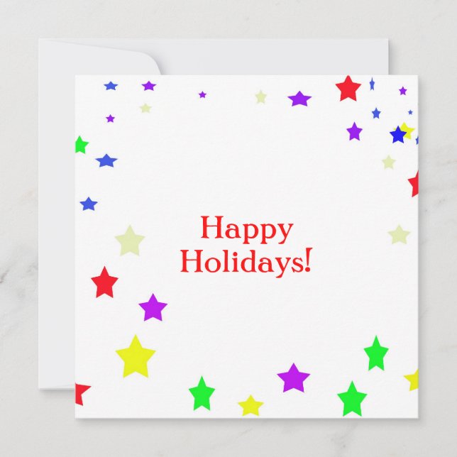 Glada helger! julkort (Framsida)