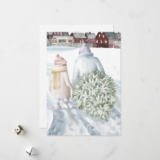 Glada helger julkort (Fram/Back In Situ)