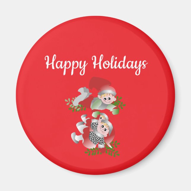 Glada helger magnet (Framsidan)
