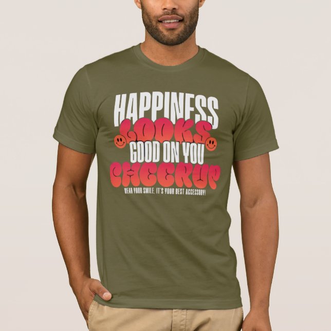 GLADA HERRARS UPPMUNTRANDE KJOL T-SHIRT  (Framsida)