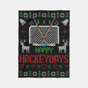 Glada Hockeydagar Hockeydagar Fula julen jul Tröja Fleecefilt