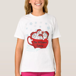 Glada höger Marshmallow-familjen T Shirt