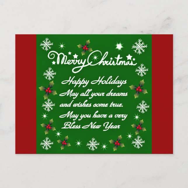 Glada Högtider#4_ Helg Vykort (Framsida)