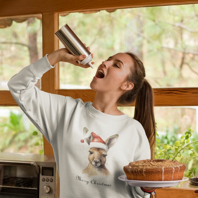 Glada högtider, anpassad julkänguru t shirt (Skapare uppladdad)