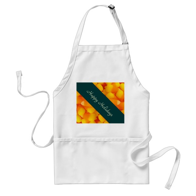 Glada högtider anpassade förkläden Candy Corn Holi (Framsidan)