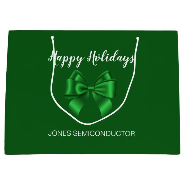 Glada högtider Elegant grön (Framsidan)