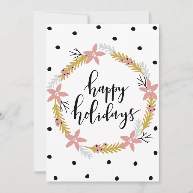 Glada högtider julkort (Framsida)