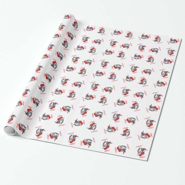 Glada högtider KATT-inslagspapper Presentpapper (Utrullad)