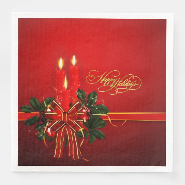 Glada Högtider - Pappersservett (Framsida)