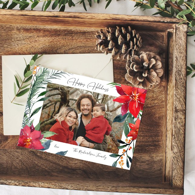 Glada högtider Poinsettia Foto (Skapare uppladdad)