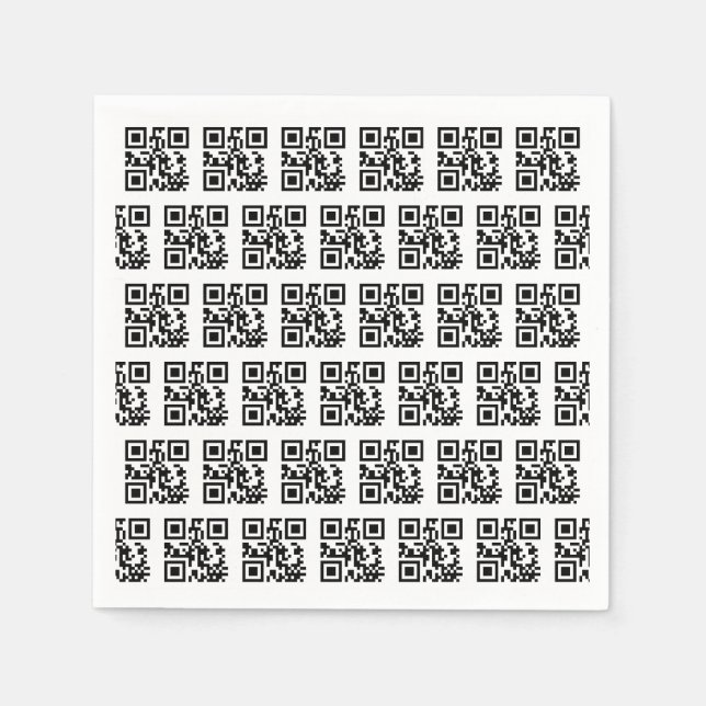 Glada högtider QR-koder Pappersservett (Framsidan)