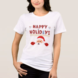 Glada högtider Santa T-Shirt – Festlig jul 