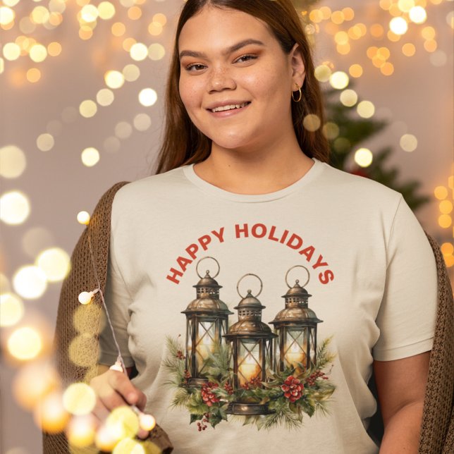 Glada Högtider Vinterlampa T Shirt (Skapare uppladdad)