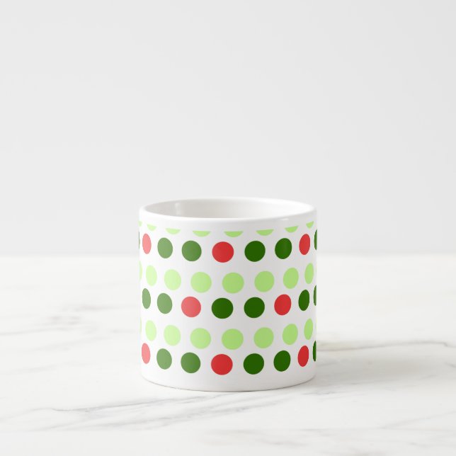 Glada Högtidsprickar Espressomugg (Framsidan)