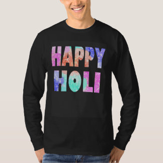Glada Holi-festivaloutfit för kvinnor barn män fam T Shirt