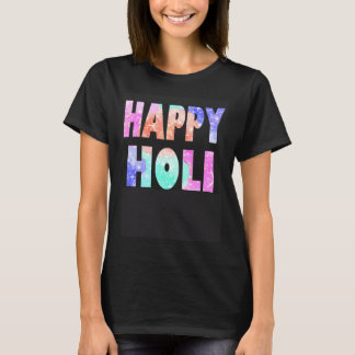 Glada Holi-festivaloutfit för kvinnor barn män fam T Shirt