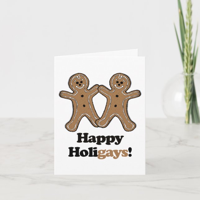 Glada Holigays Kort (Framsida)