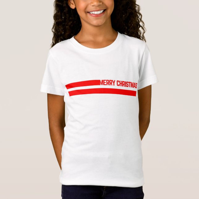 glada jul-linjer t shirt (Framsida)