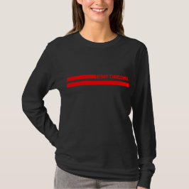 glada jul-linjer t shirt