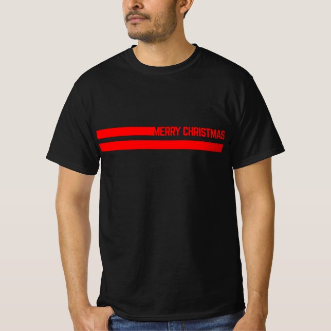 glada jul-linjer t shirt (Framsida)