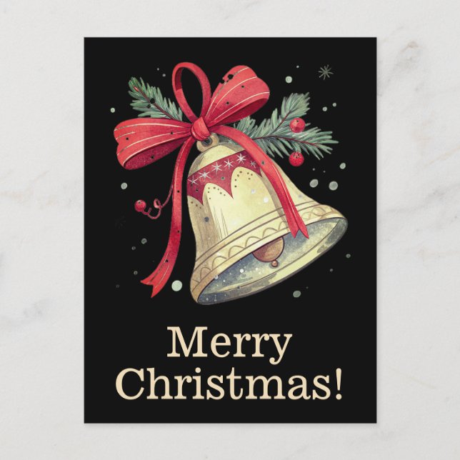 Glada jul postkort vykort (Framsida)