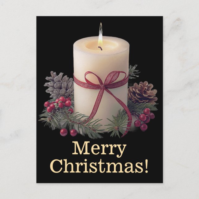 Glada jul postkort vykort (Framsida)