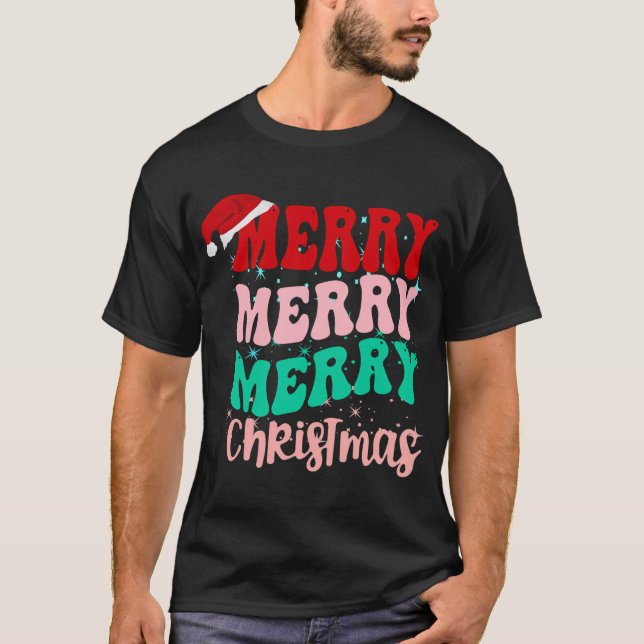 Glada julgranar t shirt (Framsida)