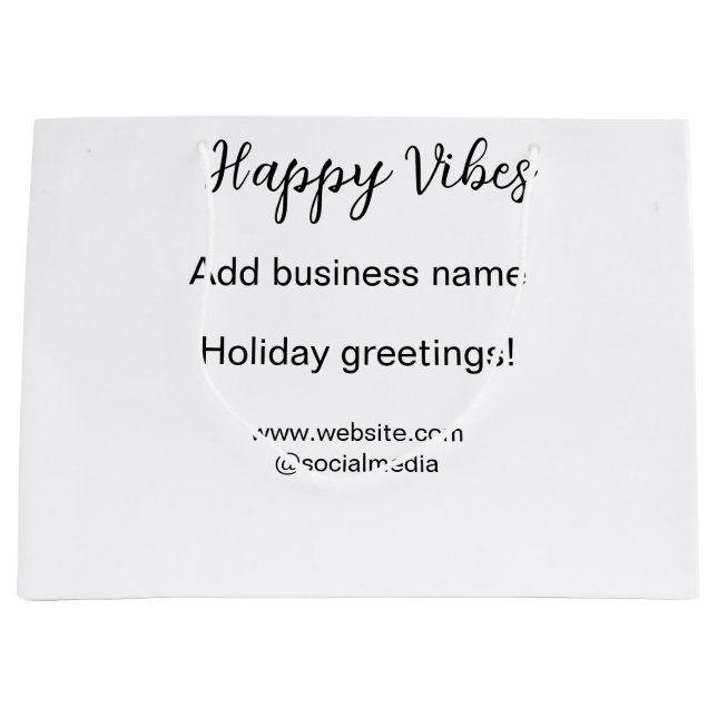 Glada julhälsningar affärs y (Framsidan)