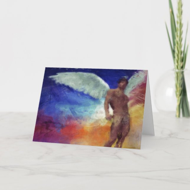 glada julkort helgkort (Framsida)