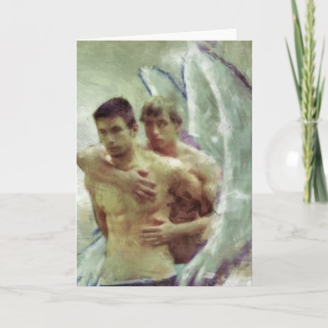 glada julkort helgkort (Framsida)