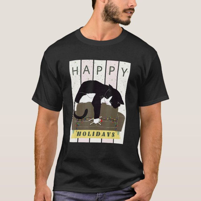 Glada Katthelger T Shirt (Framsida)