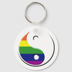 GLADA Keychains - Ying Yang 03 Nyckelring