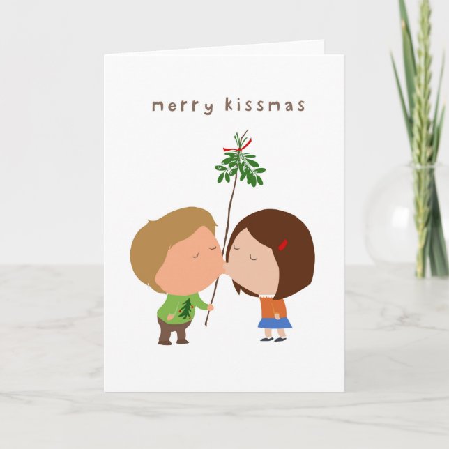 Glada Kissmas Helgkort (Framsida)