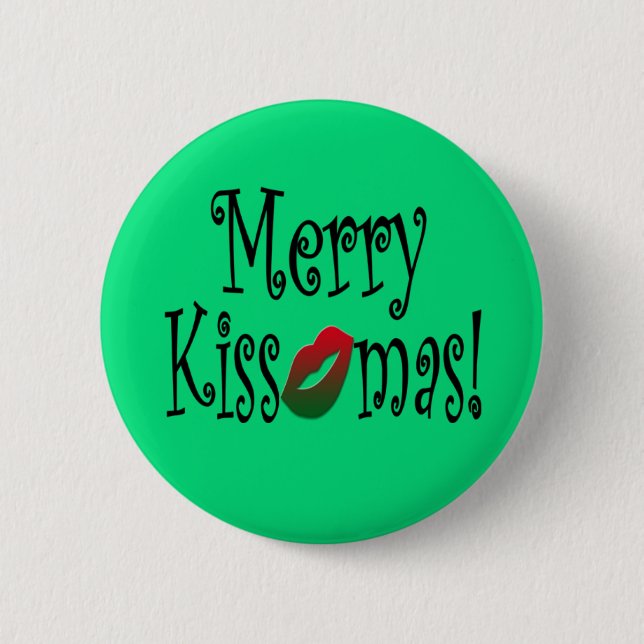 Glada Kissmas knäppas Knapp (Framsida)