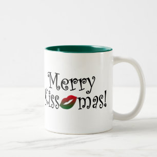 Glada Kissmas Två-Tonad Mugg