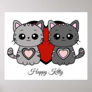Glada Kitty 1 Poster