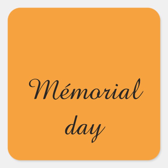 Glada klistermärken minnesdag (Framsida)