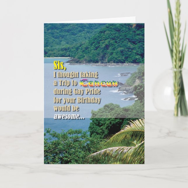 Glada kort - CanCun (Framsida)