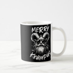 Glada Krampus Mythiska Barn Mäns Jul Horror Kaffemugg