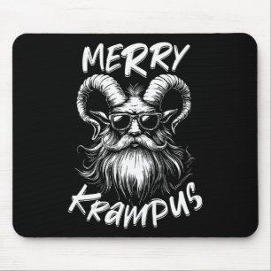 Glada Krampus Mythiska Barn Mäns Jul Skräck Musmatta
