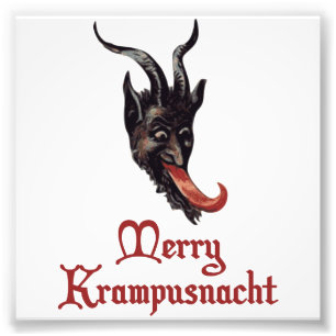 Glada Krampusnacht Fototryck