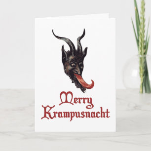Glada Krampusnacht Helgkort