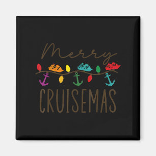 Glada kryssningsjulssemestern Kryssningsjuls ljus  Magnet