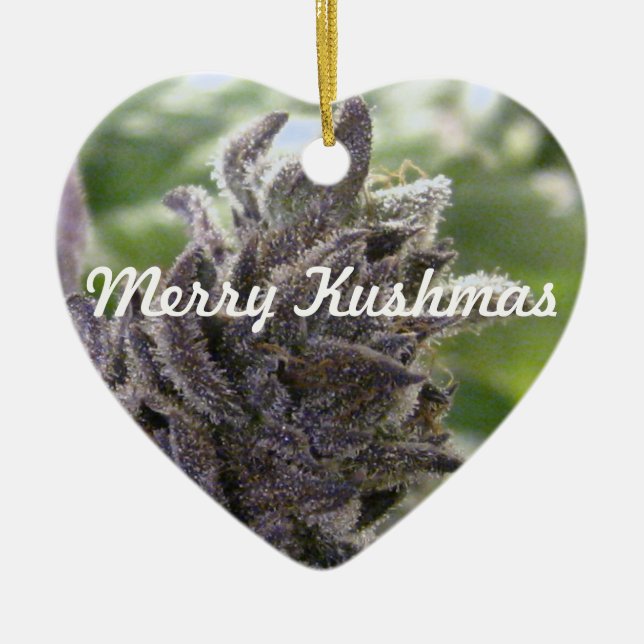 Glada Kushmas Julgransprydnad Keramik (Framsidan)