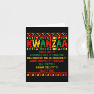Glada Kwanzaa Pyjamas Kinara Principer Ljus Panna Kort
