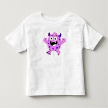 Glada lila monsterbarn