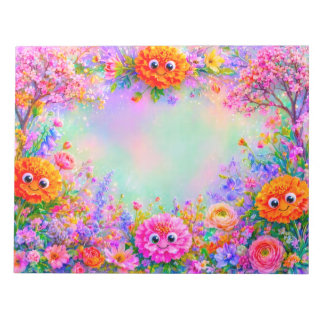 Glada marigold anteckningsblock