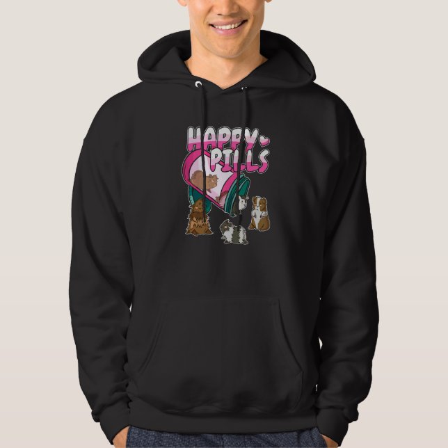 Glada marsvin   hoodie (Framsida)