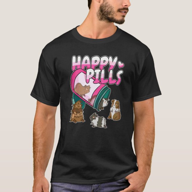 Glada marsvin   t shirt (Framsida)